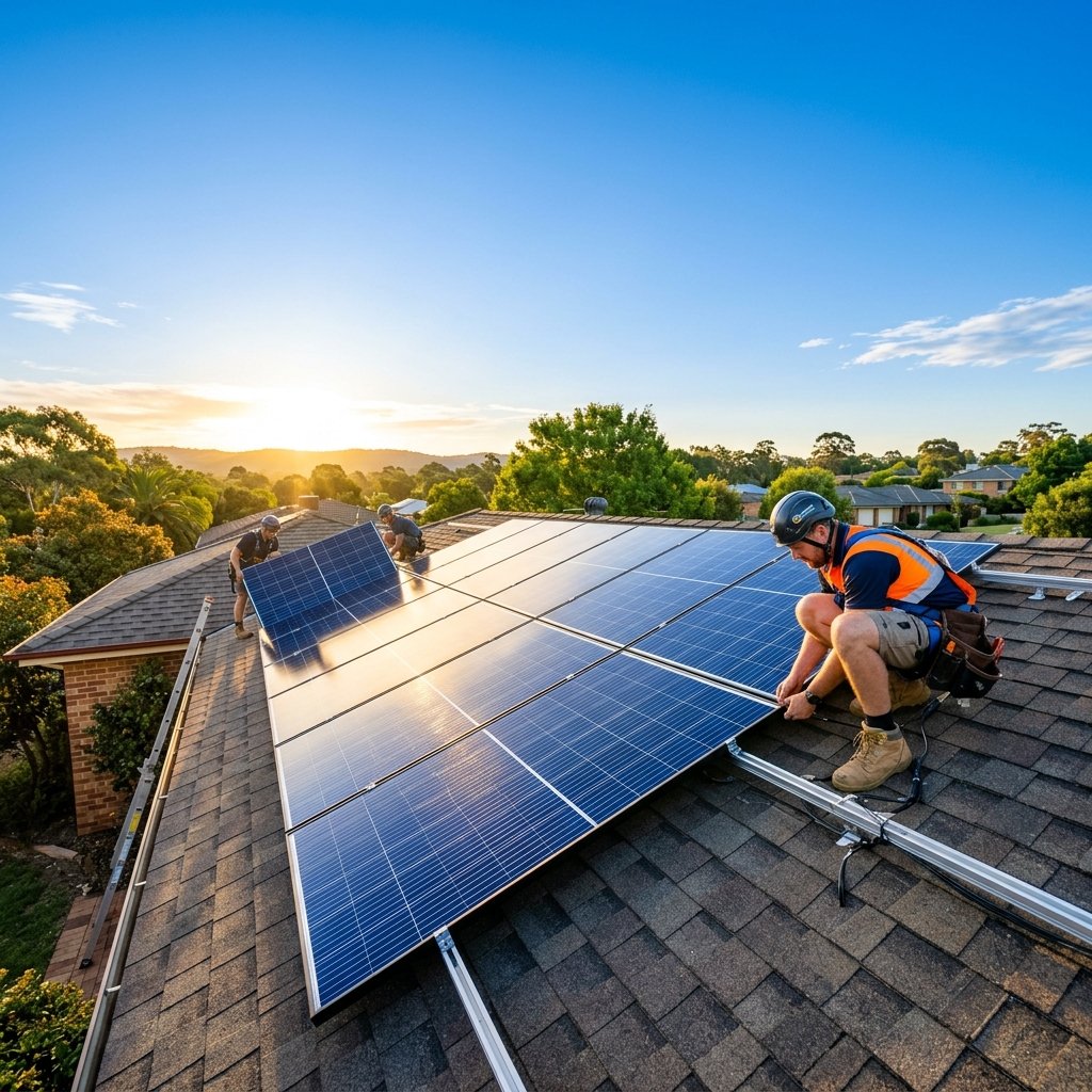Solar Panels bringing power of the sun